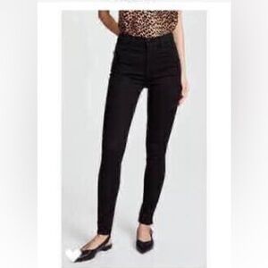 J Brand - black high waist skinny stretch jeans.  Size 26.